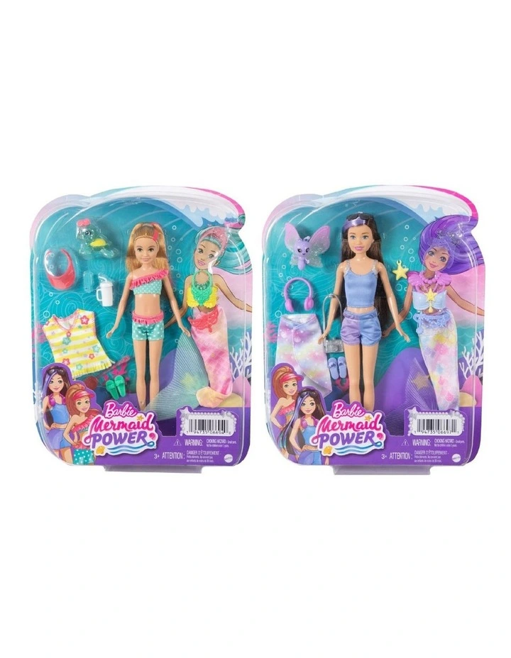 Brand new βοΈ Barbie Mermaid Power Dolls, Fashions And Accessories Assorted π
