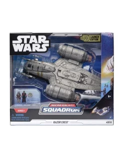 Deals 😍 Star Wars Razor Crest W1 8 Inch Deluxe Vehicle & Figure 👍