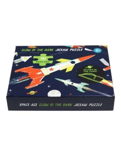 New 😍 Rex London Space Age Glow In The Dark Puzzle 100 Piece 🎉