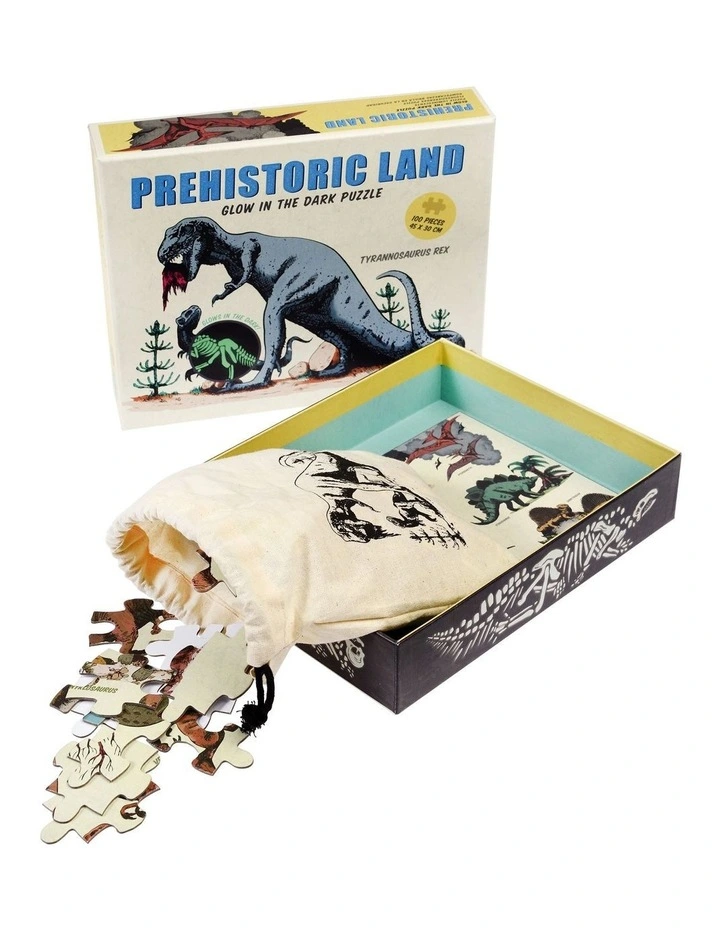Cheapest π€© Rex London Prehistoric Land Glow In The Dark Puzzle 100 Piece β¨ - Image 2