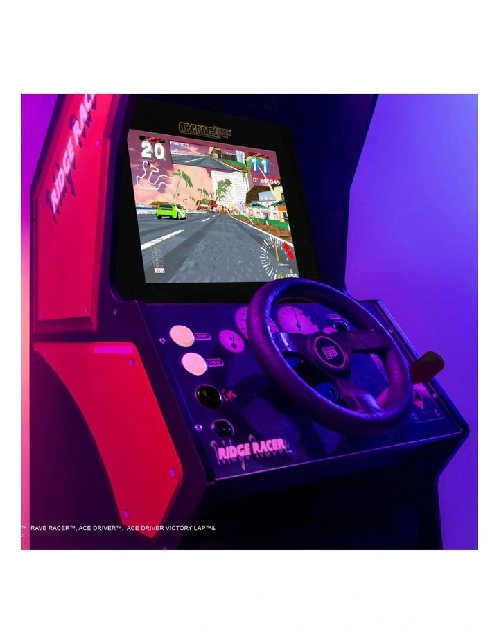 Best reviews of βοΈ Arcade1UP Ridge Racer Stand-up Driving Machine π₯° - Image 2