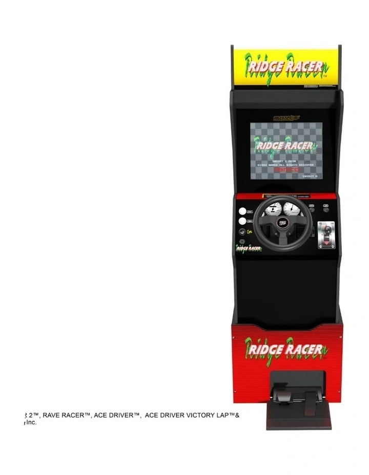 Best reviews of βοΈ Arcade1UP Ridge Racer Stand-up Driving Machine π₯° - Image 5