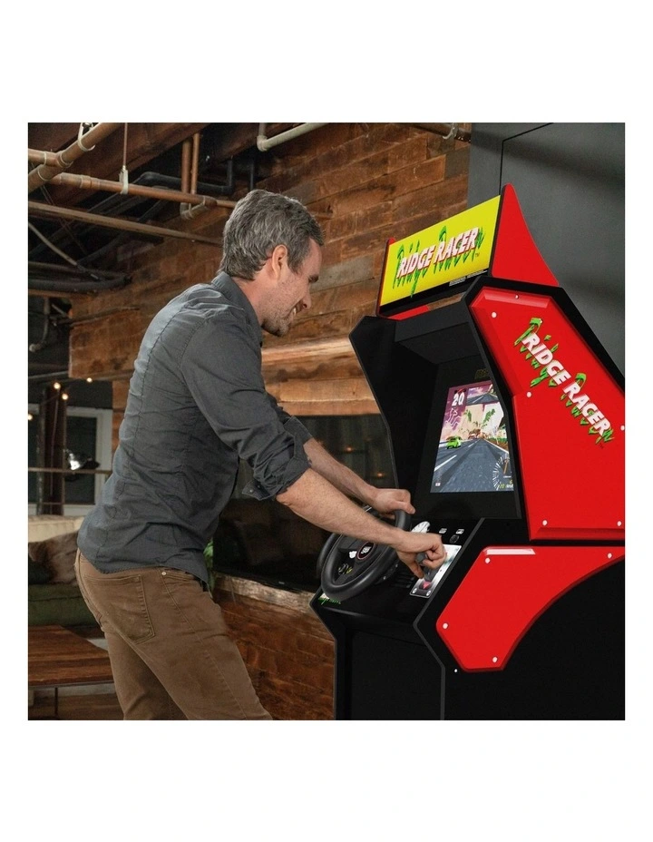 Best reviews of βοΈ Arcade1UP Ridge Racer Stand-up Driving Machine π₯° - Image 6