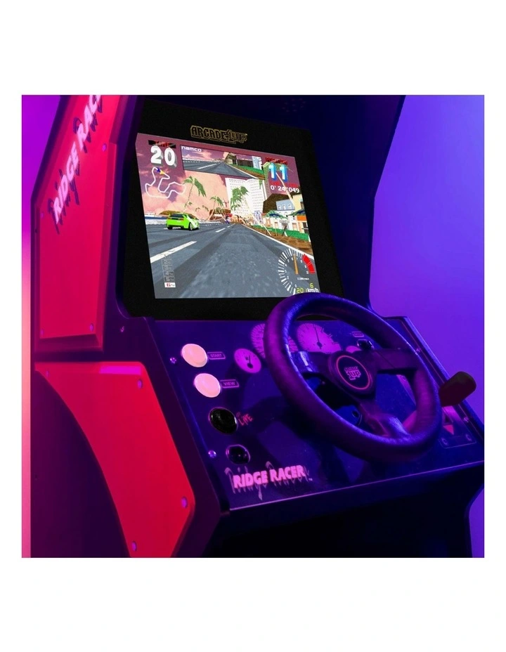Best reviews of βοΈ Arcade1UP Ridge Racer Stand-up Driving Machine π₯° - Image 7
