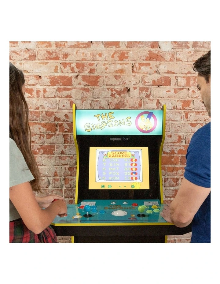 Cheap π The Simpsons 4-Player Live! Arcade1UP Arcade Machine π