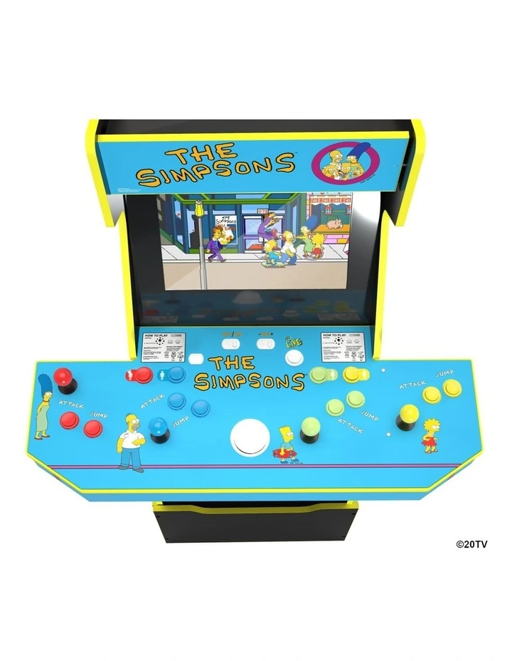 Cheap π The Simpsons 4-Player Live! Arcade1UP Arcade Machine π - Image 2