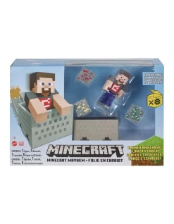 Promo ❤️ Minecraft Minecart Mayhem Playset ✔️