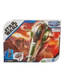 Promo 👍 Star Wars Mission Fleet Boba Fett And Starship 😍