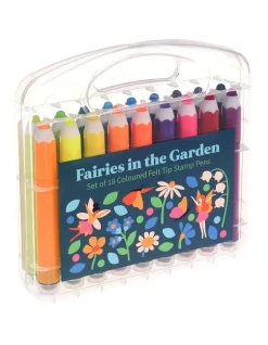 New 🎉 Rex London Fairies In The Garden Felt Tip Stamp Pens ✨