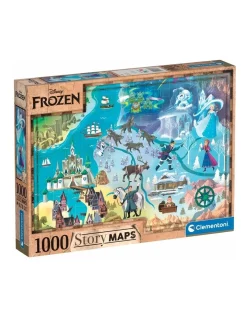 Flash Sale β¨ Clementoni Frozen Story Maps 1000 Piece Puzzle βοΈ