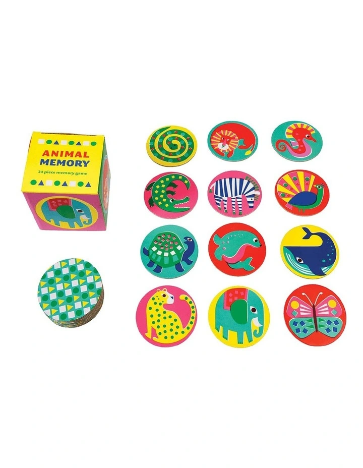 Best Pirce π€© Rex London Animal Memory Game 24 Piece π - Image 2