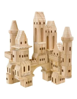 Buy π― FAO Schwarz 75 Piece Wood Castle Blocks β