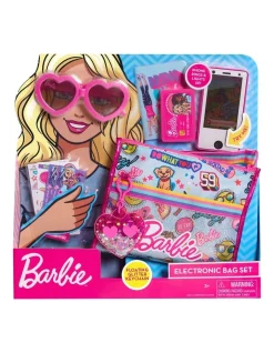 Best Pirce 🤩 Barbie Electronic Fashion 10-Piece Purse Bag Set Assorted 😀